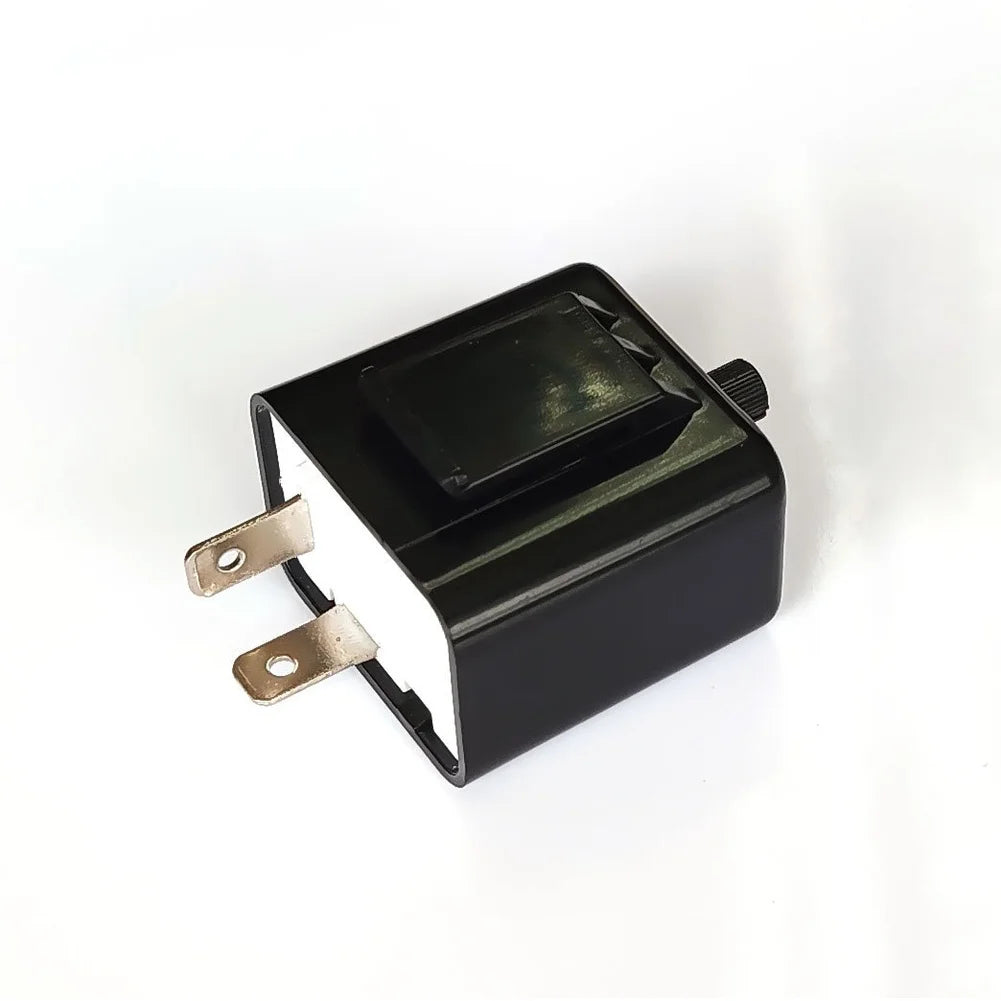 12V Adjustable LED Turn Signal Flasher Relay - Universal Motorcycle Indicator Flash Controller