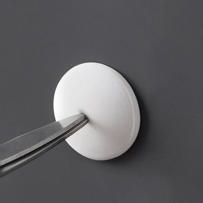5/10pc White Rubber Door Stops — Self-Adhesive Wall Protectors & Non-Slip Bumper Guards