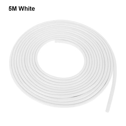 5M Transparent Car Door Edge Protector - PVC Anti-Scratch Anti-Collision Sealing Strip for Vehicle Door Protection & Trim
