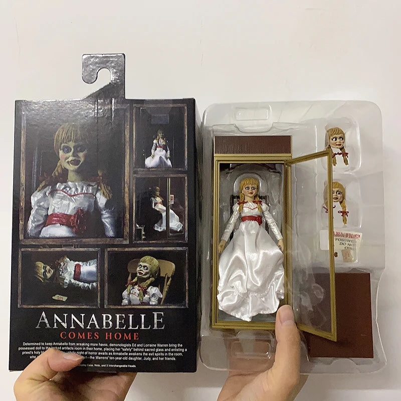 NECA Annabelle Comes Home Figure — 18cm / 7-inch Jointed Action Doll with Real Clothes Collectible Toy
