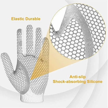 Premium Men’s Golf Glove – Left Hand, Breathable, Non-Slip, Shock Absorbing, Perfect for Gifting