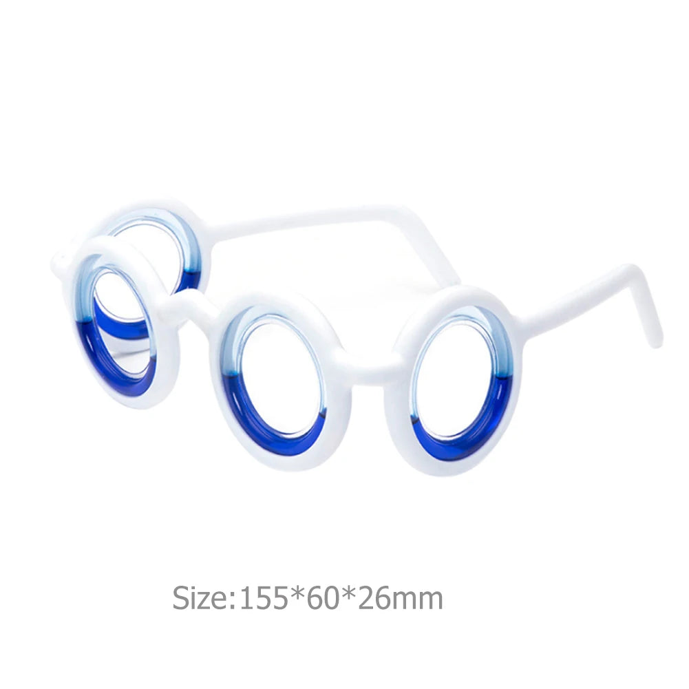 Car Anti-Vertigo Glasses – Motion Sickness Glasses without Lens, Detachable Lightweight Travel Accessories for Adults & Children