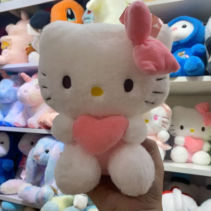 22cm Sanrio Hello Kitty & Kuromi Plush Pillow – Soft Stuffed Animal Toy Gift for Girls (My Melody, Cinnamoroll)