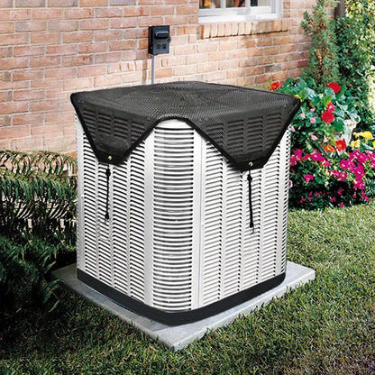 PVC Outdoor Air Conditioner Cover – Waterproof Breathable Mesh AC Unit Protector, Dust & Debris Protection Outdoor Accessory (1pc)