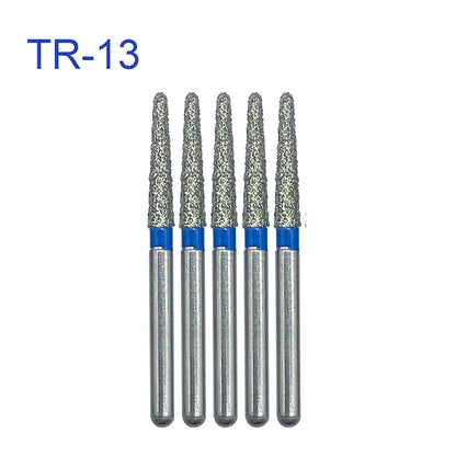 5pcs FG Dia 1.6mm Dental Drills – High-Speed Handpiece Diamond Burs for Teeth Whitening