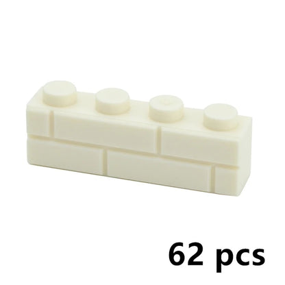 DIY Building Block Wall Figures Bricks - 1x2, 1x3 & 1x4 Small Construction Bricks for Creative Building & Educational Play