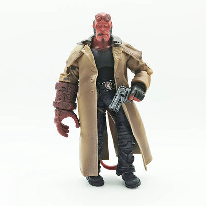 Mezco Studio Hellboy 7" Figure – Trenchcoat Variant PVC Collectible Toy Doll Gift