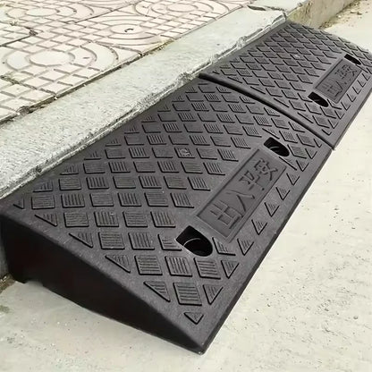 Portable Non-Slip Access Ramp 10cm – Durable Threshold Ramp for Cars, Motorcycles, Wheelchairs & Pets, Heavy-Duty Support Board
