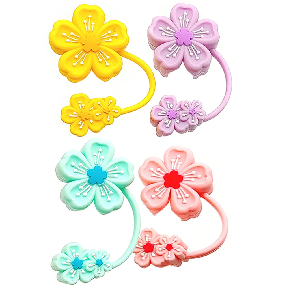 10mm Silicone Straw Covers – Animal Toppers & Spill Stoppers for Stanley 30/40oz Tumbler Accessory