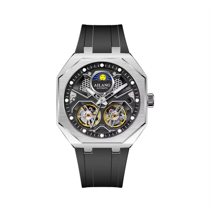 AILANG Double Tourbillon Mechanical Watch - Automatic Waterproof Luxury Timepiece 8839