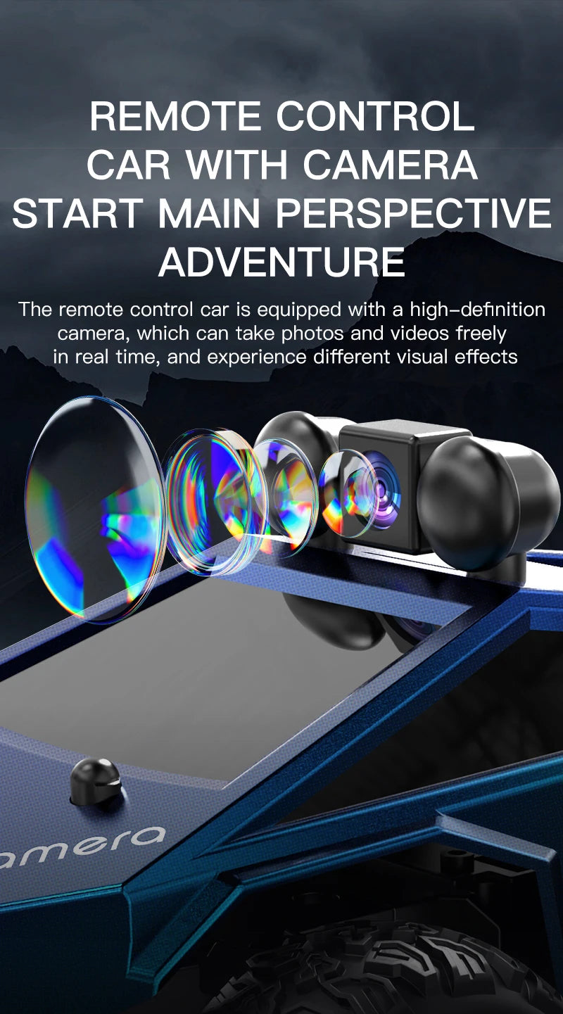 NEW KF29 RC Car with HD Camera – FPV Wireless Remote Control Toy for Photos, Videos & Conversation Gift