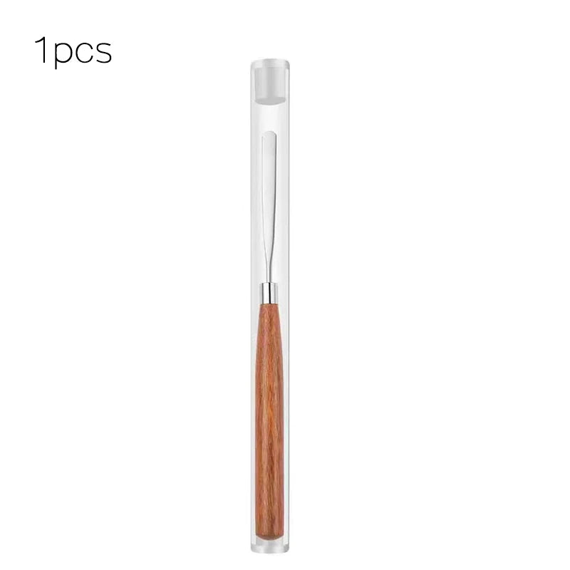 Stainless Steel Nail Art Spatula - Metal Mixing Stick for Pigments, Makeup and Manicure DIY Tools
