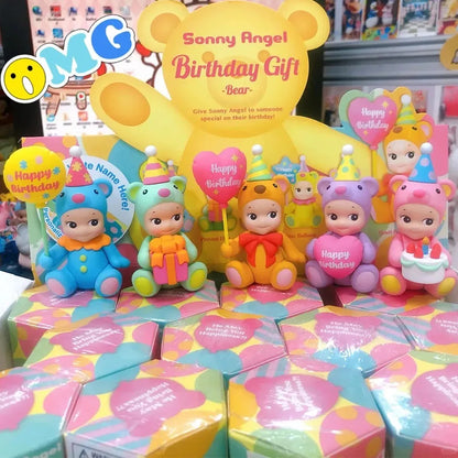 New Sonny Angel Blind Box – Birthday Series Animal Anime Figures, Cute Desktop & Car Ornaments, Christmas Gift