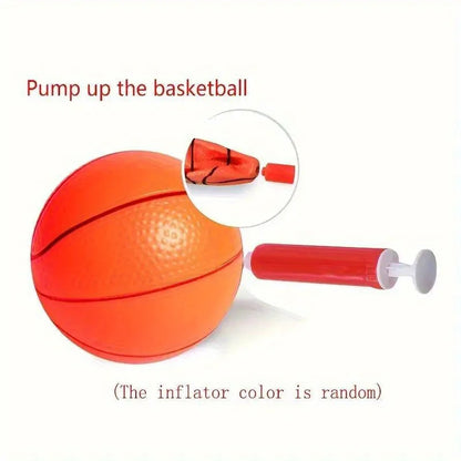 Indoor Outdoor Arcade Basketball Game Set - Easy Setup Hoop Toy with Pump & Balls for Kids, Parties & Holiday Gifts