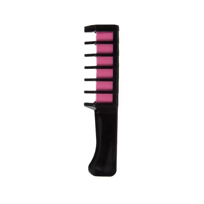 10-Color Hair Dye Comb Set – Multi-Color Disposable Hair Coloring Makeup Toy Kit for Girls