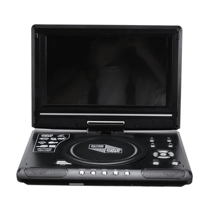 9.8" Portable LCD DVD Player for Car & Home – 270° Swivel Screen, CD/MP3/FM, Game & TV Function
