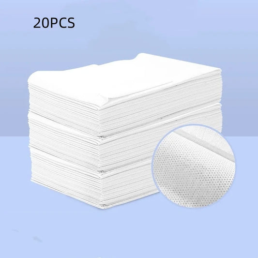 20pcs Disposable Non-Woven Bed Sheets – Massage, Spa, Tattoo & Beauty Salon Use 31.5×70.87in