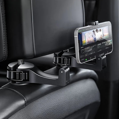 Multifunction Car Rear Headrest Hook – Holder for Phone, Bags & Accessories