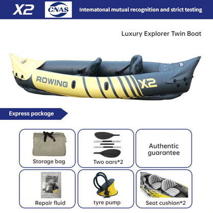 INTEX 68307 Inflatable Boat – Single/Double Drifting Raft for Kayak, Outdoor Fishing & Water Sports