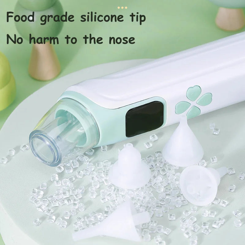 3-in-1 Rechargeable Nasal Aspirator - Portable Electric Nose Cleaner for Babies and Children
