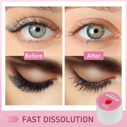 15g Eyelash Glue Remover Cream — Professional Korean Makeup Tool for Lash Extension Removal