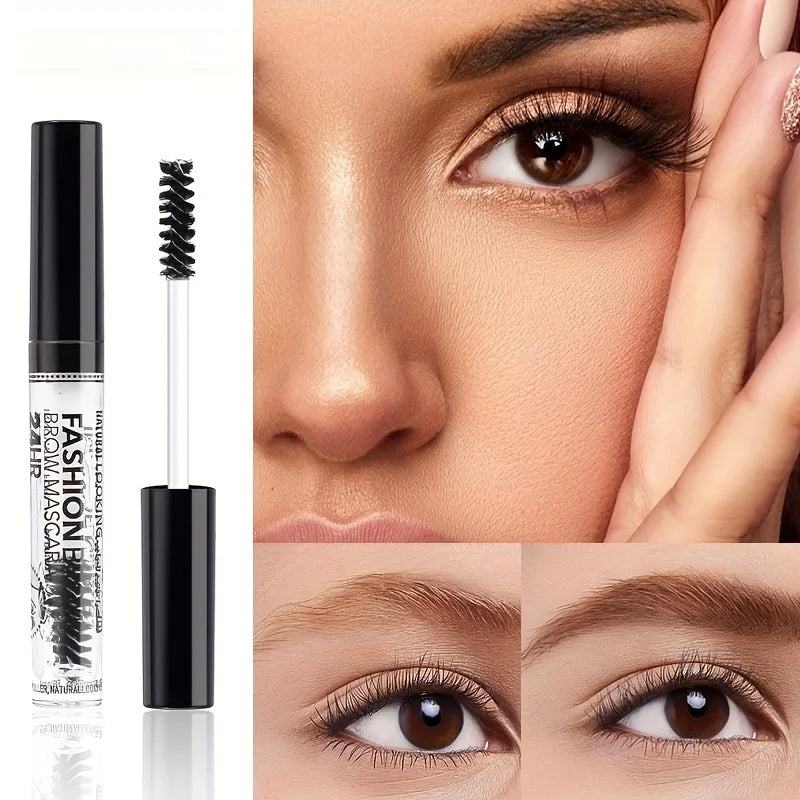 Transparent Eyelash Serum Gel - Waterproof Lash Enhancing & Nourishing Treatment for Fuller-Looking Lashes
