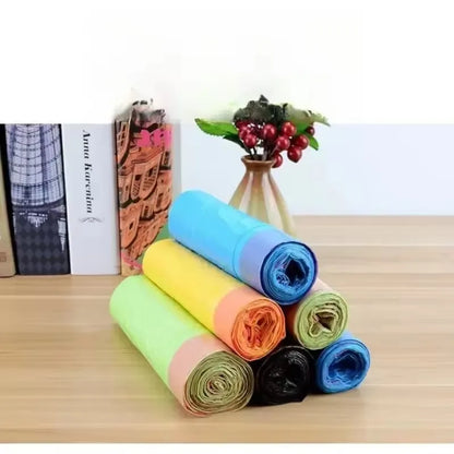 Thickened Drawstring Garbage Bags – Heavy Duty Leak-Proof Kitchen & Bathroom Trash Can Liners 10kg Capacity Storage Bags