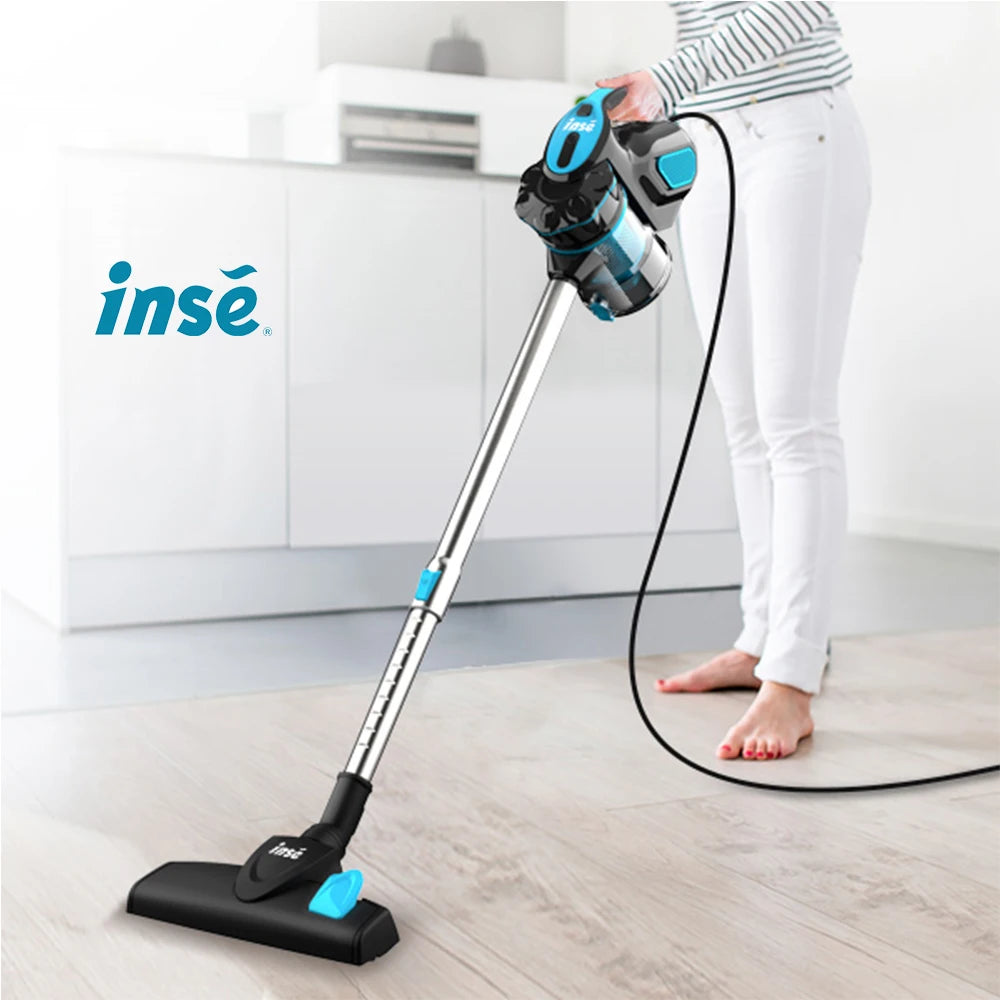 INSE I5 Corded Vacuum Cleaner – 18Kpa Powerful Suction, 600W Motor, Stick & Handheld for Home, Pet Hair & Hard Floors