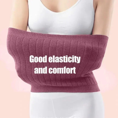 Wool Waist Support Belt - Warm Cashmere Lumbar Brace for Fitness, Sports & Everyday Comfort