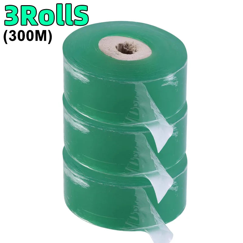 PE Grafting Tape Film - Stretchable Self-Adhesive Garden Tree Plant Grafting Wrap Roll