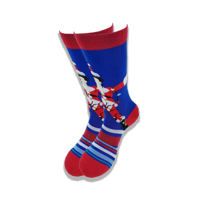 Cartoon Animation Fashion Socks for Men & Women – Autumn Winter Street Style Trendy Casual Combed Cotton Socks