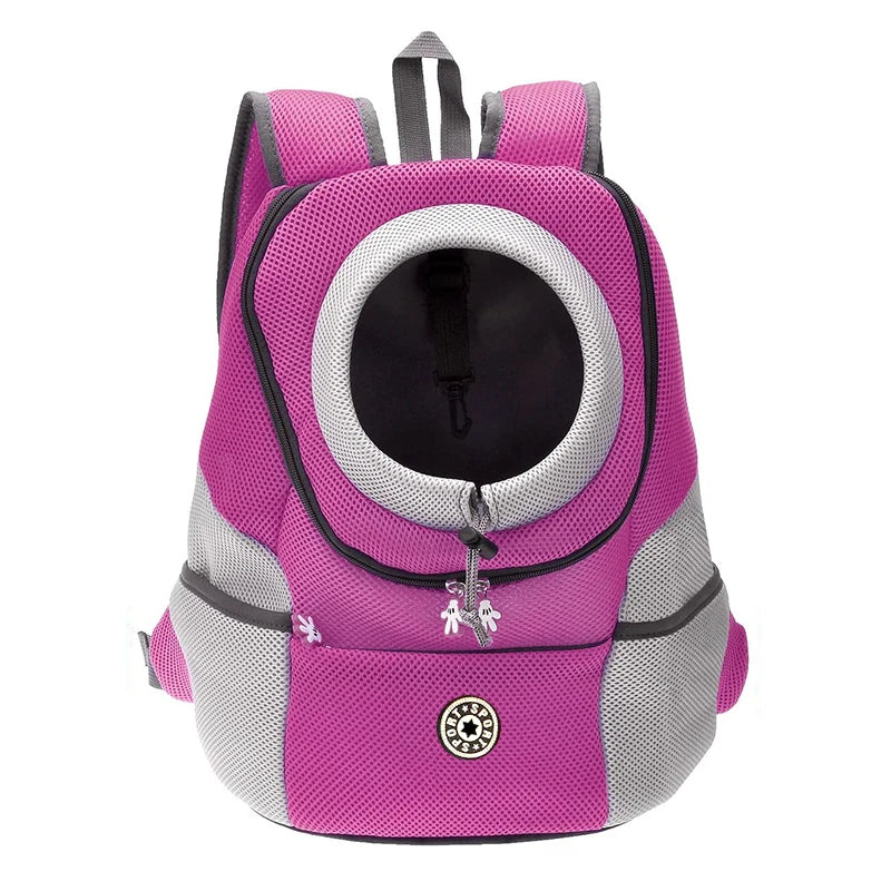 Double Shoulder Outdoor Pet Carrier Bag – Breathable Travel Bag for Dogs, Portable Pet Carrying Supplies