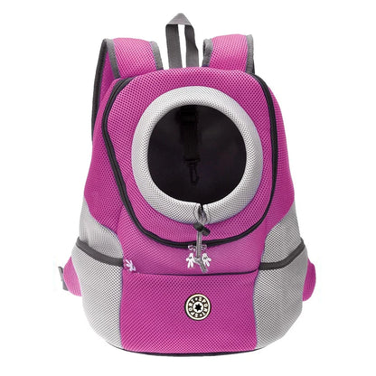 Double Shoulder Outdoor Pet Carrier Bag – Breathable Travel Bag for Dogs, Portable Pet Carrying Supplies