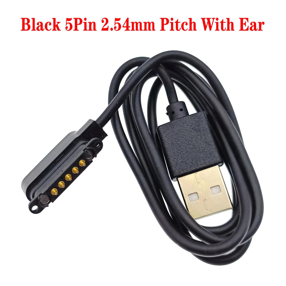 Magnetic Pogo Pin Connector Set – 2/4/5 Pin Spring-Loaded Male & Female DC Charging Power Socket for Secure Magnetic Connection Cable Adapter