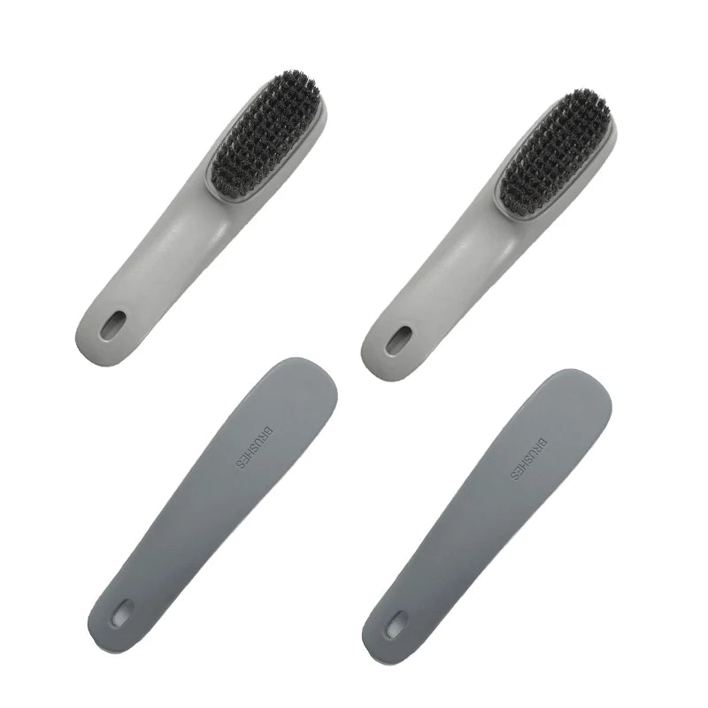 Multi-Purpose Shoe Cleaning Brush - Plastic Scrubbing Tool for Shoes, Clothes & Household Cleaning Tasks