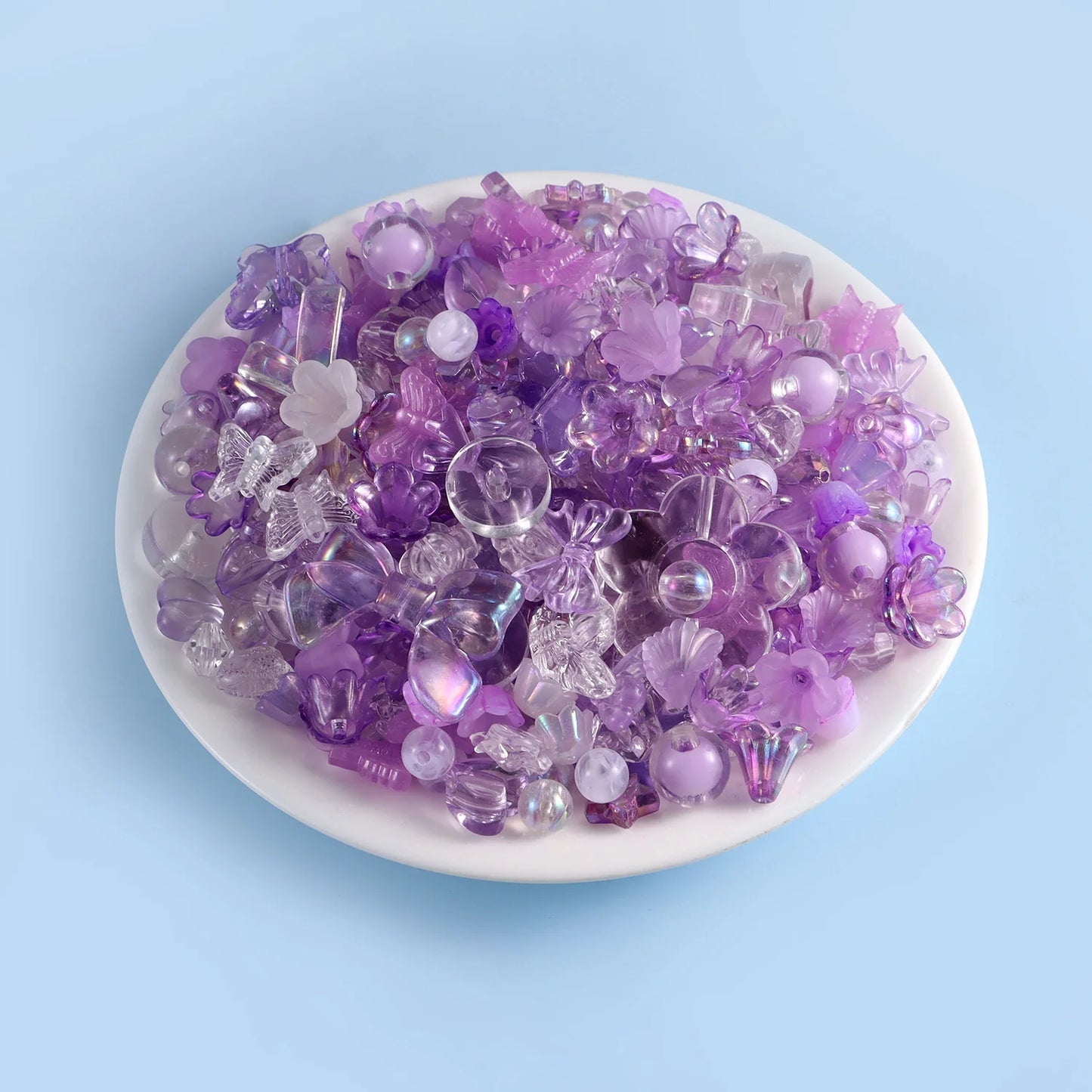 Candy Color Acrylic Beads - Mixed Style DIY Beads for Handmade Bracelets, Phone Chains & Jewelry Making