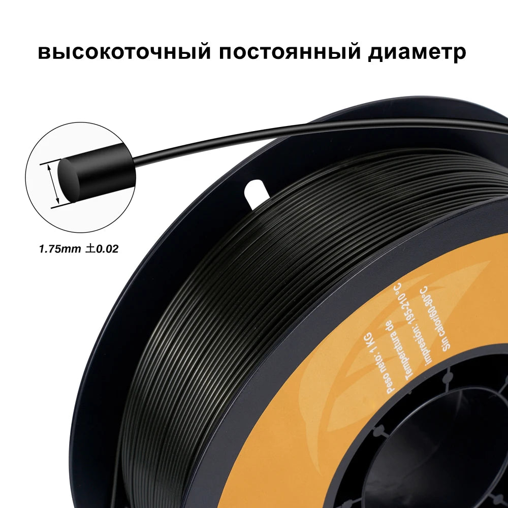 KINGROON PETG 3D Printer Filament 1.75mm – 5KG/10KG Mix Color Rolls for FDM 3D Printing (1kg/roll)