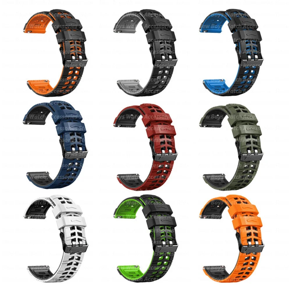 Silicone Sport Band for Samsung Galaxy Watch Ultra 47mm — No-Gap Quick Fit Curved Strap (2025 Ultra Model)
