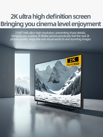 ZSUS 14-Inch 2K Portable Monitor - 2160×1440 60Hz Display for Laptop, PS5, Xbox, Switch & PC