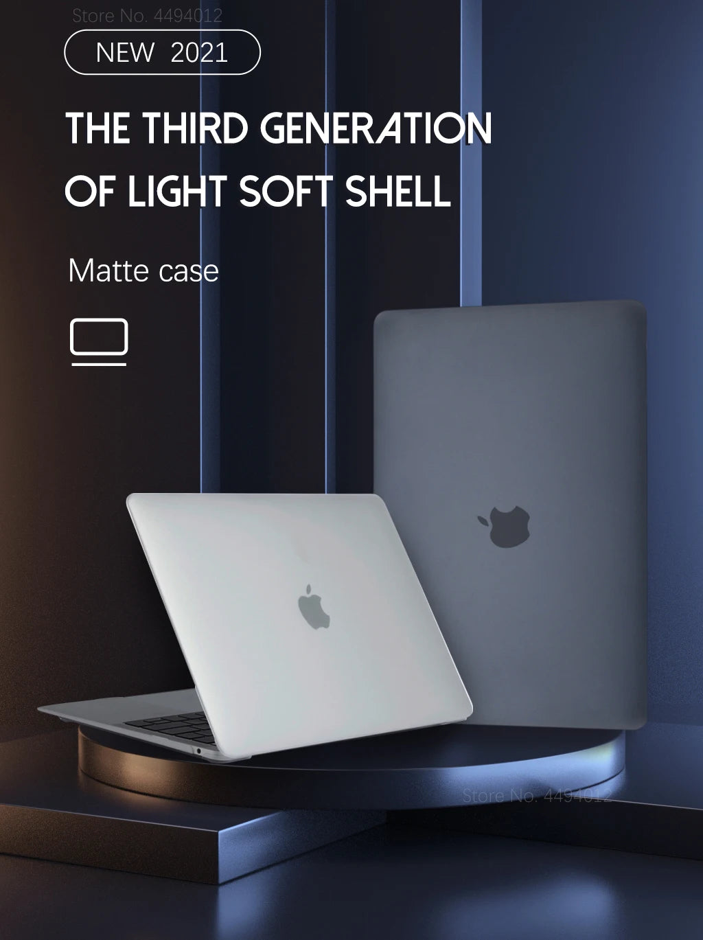 2024 Soft Cover for MacBook Air M2/MacBook Pro 13/14 – 13.6" & 15" Laptop Case, Fits M1/M3 Models