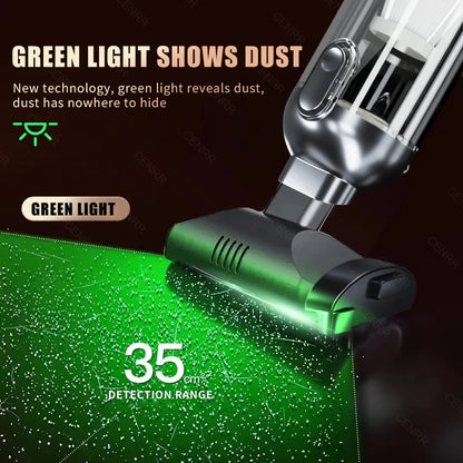 CENRR Powerful Mini Car Vacuum Cleaner 998000PA – Cordless Portable Handheld Cleaner & Home Appliance Blower