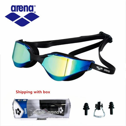 ARENA Professional Racing Swimming Goggles – HD Anti-Fog Waterproof UV400 Lens, Competition & Training Swim Glasses for Clear Vision