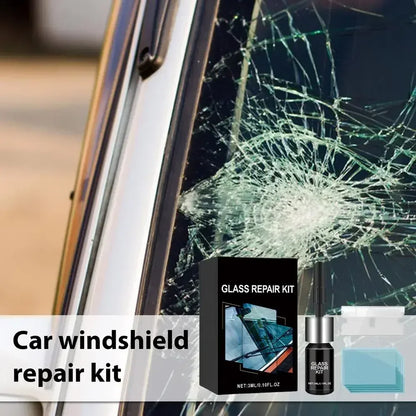Windshield Repair Kit – DIY Automotive Glass Tool for Chips, Cracks & Star-Shaped Damage