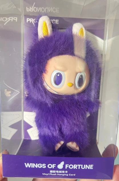 New Arrival Monster Labubu Zimomo Angel Doll – Creative DIY Vinyl Pendant Figure, Toy Replica for Birthday & Christmas Gift