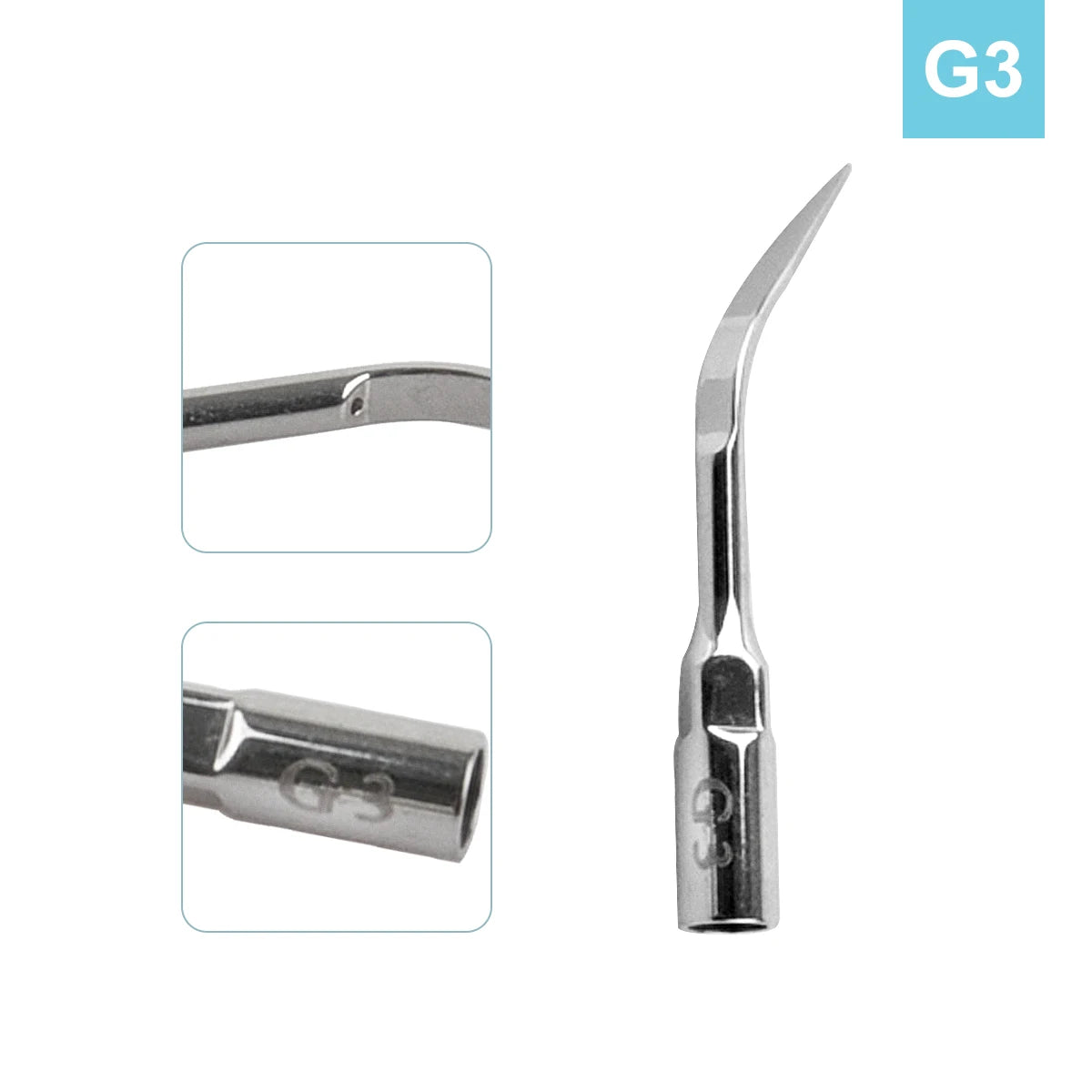 AZDENT 5pcs Dental Scaler Tips – Compatible with EMS, WOODPECKER, SATELEC, DTE, NSK Ultrasonic Scalers