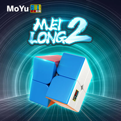 ECube MoYu Meilong 2 2x2x2 Neo Cube — Stickerless Speed Puzzle Toy for Kids & Adults, Educational Gift