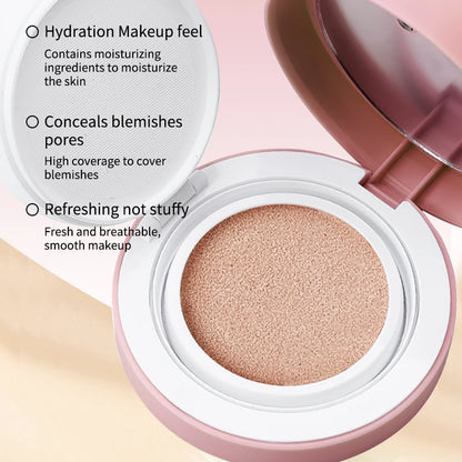 OCHEAL CC Cream Cushion Foundation – Long-Lasting Moisturizing Concealer & BB Cream for Face Makeup