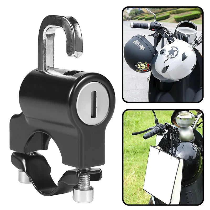 Neutral Helmet Lock for Electric Vehicles | Anti-Theft Motorcycle & Battery Safety Wire Rope Lock