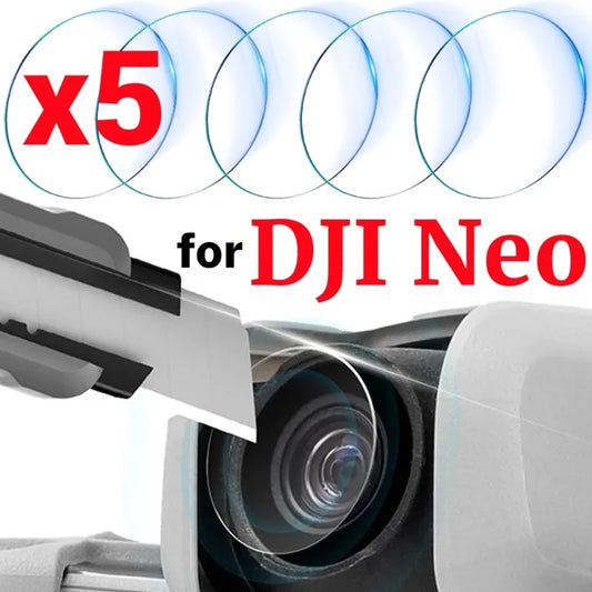 5/1Pcs DJI Neo Gimbal Lens Protector - Tempered Glass Anti-Scratch Camera Protective Film for DJI Neo Drone