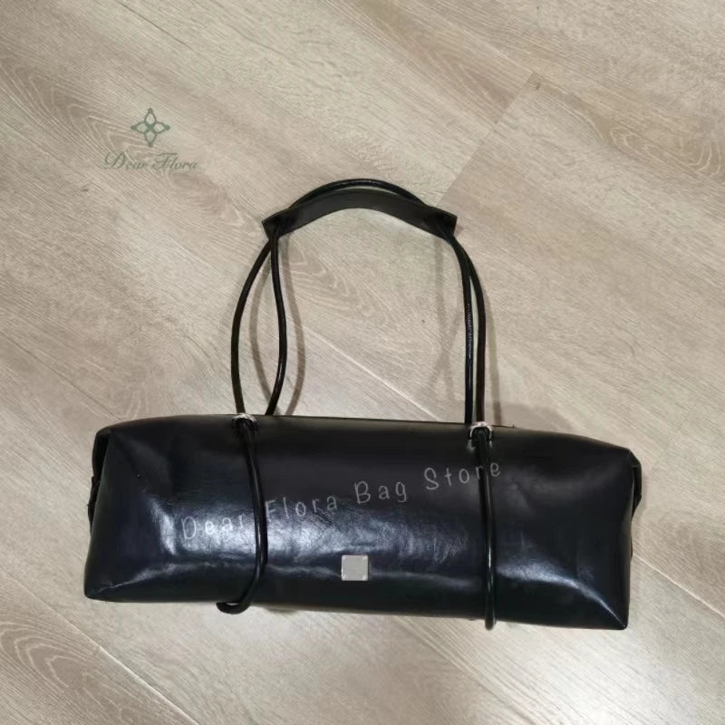 Y2K Women’s Bag — Large Capacity Boston Pillow Handbag, Spicy Girl Fashion Motorcycle Shoulder Tote Bag